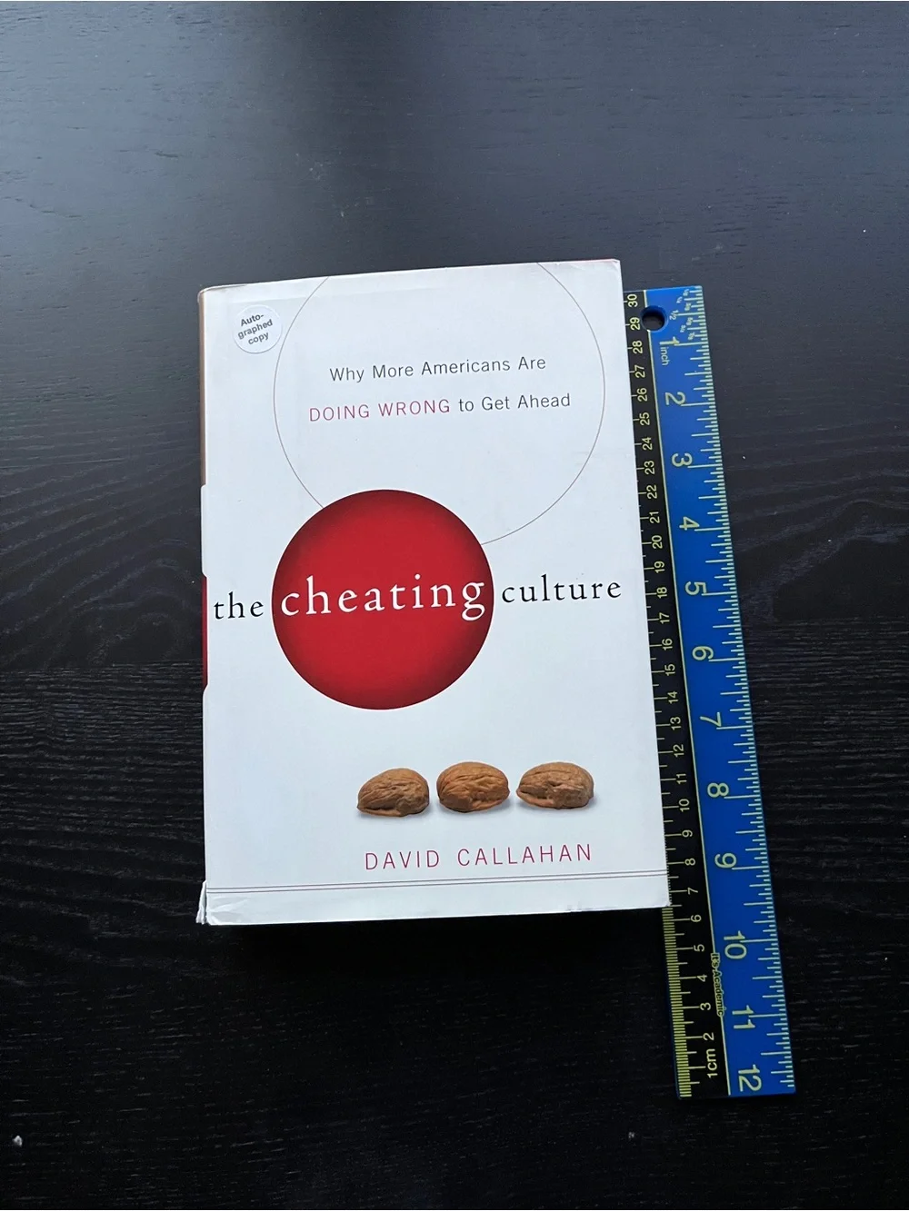 Harcourt David Callahan The Cheating Culture Hardcover Book White Red 6